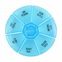 Memosan Round Portable 7 Compartment Weekly Pill Box ���������� ��� �������� 7-������� �������