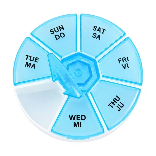 Memosan Round Portable 7 Compartment Weekly Pill Box ���������� ��� �������� 7-������� �������