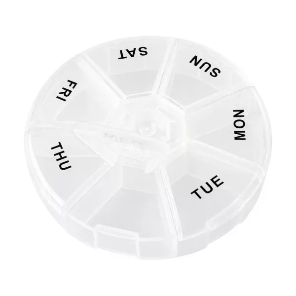 Memosan Round Portable 7 Compartment Weekly Pill Box ���������� ��� �������� 7-������� �������