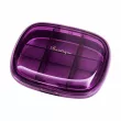 Memosan Portable Transparent Pill Box Violet