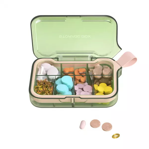 Memosan 7 Case Pill Organizer Pill Box & Travel Pill Case ���������� ��� �������� �� 7 ���������