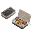 Memosan 7 Case Pill Organizer Pill Box & Travel Pill Case Gray