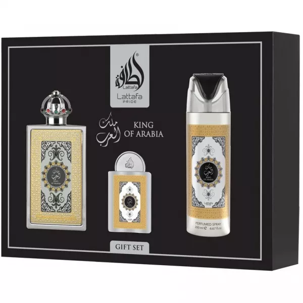 Lattafa Perfumes King Of Arabia ����� (��������������� ���� 100 �� +  ��������������� ���� 20 �� + ����������-����� 200 ��)