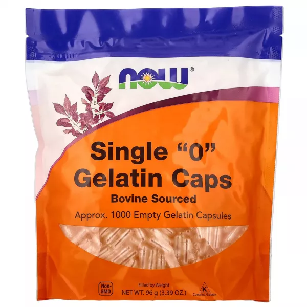 Now Foods Single "0" Gelatin Caps ������� ��������� �������, ����� 