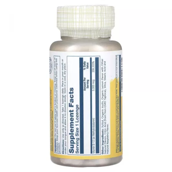 Solaray Methyl B-12 5000 mcg ����������� ������� 