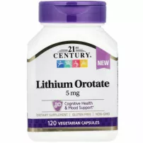 21st Century Lithium Orotate 5 mg ����������� ������� "����� �������" 5 ��