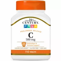 21st Century Prolonged Release Vitamin C 500 mg ĳ������ ������� "³���� C" 500 ��, ������������ 䳿