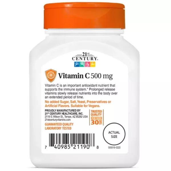 21st Century Prolonged Release Vitamin C 500 mg ĳ������ ������� 