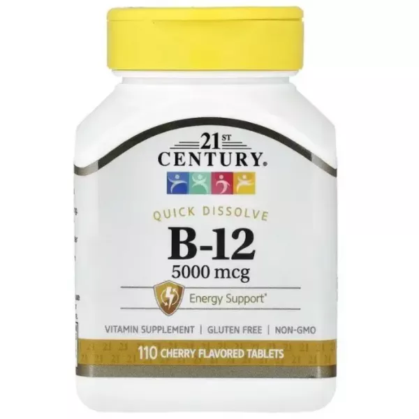 21st Century Vitamin B-12  5000 mcg Cherry Flavored ����������� ������� 