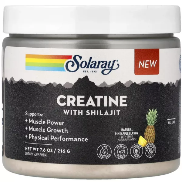 Solaray Creatine with Shilajit Natural Pineapple ĳ������ ������� 