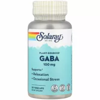 Solaray GABA 100 mg ����������� ������� "�����-������������� �������" 100 ��