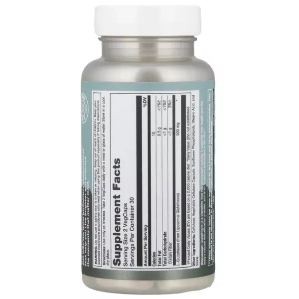 Solaray Liposomal Glutathione 500 mg ĳ������ ������� 