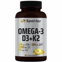 Sporter Omega-3 D3+K2 ����������� ������� "�����-3 � �������� D3+K2"