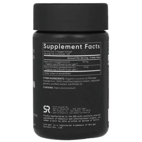 Sports Research Lutein + Zeaxanthin ĳ������ ������� 