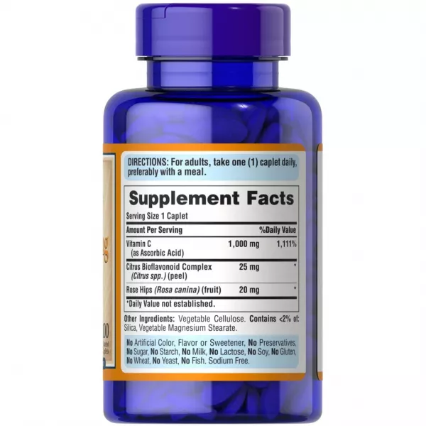 Puritan's Pride Vitamin C-1000 mg With Bioflavonoids & Rose Hips ������� ������� 