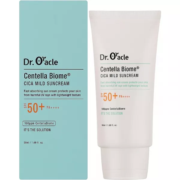 ������ Dr. Oracle Centella Biome Cica Mild Suncream SPF50+ PA+++ ������������� �������������� ���� ��� ���� SPF50+ PA+++