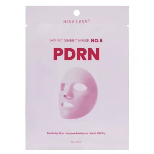 Nine Less My Fit Sheet Mask No.6 PDRN �������� ����� ��� ���� � PDRN