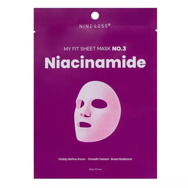 Nine Less My Fit Sheet Mask No.3 Niacinamide �������� ����� ��� ���� � ������������
