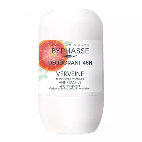 Byphasse 48h Deodorant Roll-On Verbena & Grapefruit ��������� ����������-������������� �������� �� ���������, 48 �����