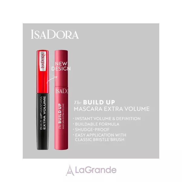 IsaDora Build-up Mascara Extra Volume ���� ��� ������