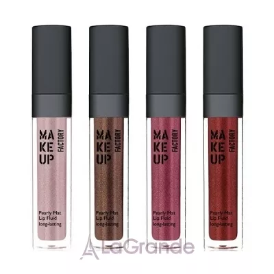 Make up Factory Pearly Mat Lip Fluid Long-lasting -  