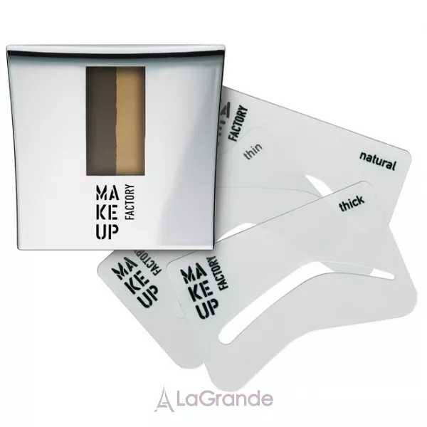Make up Factory Eye Brow Powder with Stencils ����� ��� ������