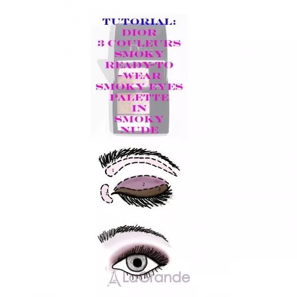 Christian Dior 3 Couleurs Smoky Eyeshadow ������� ������������� � ������� ����� ��� ���