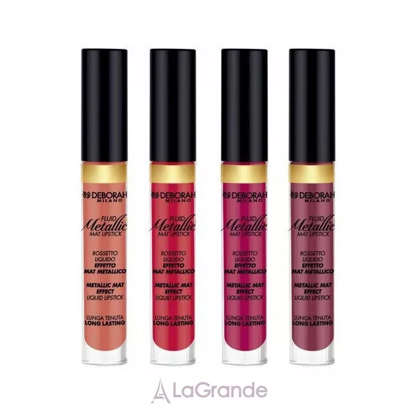 Deborah Fluid Metallic Mat Lipstick ������ ������ ��� ���