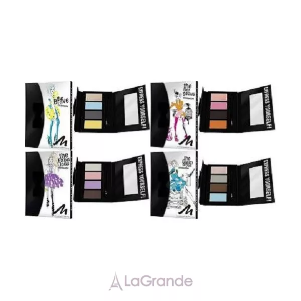 Manhattan Fab Fashionista Quad Quattro Kit Eyeshadow ���� ��� ��� 4-�������