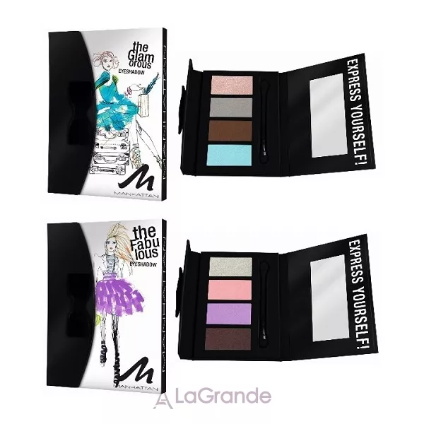 Manhattan Fab Fashionista Quad Quattro Kit Eyeshadow ���� ��� ��� 4-�������