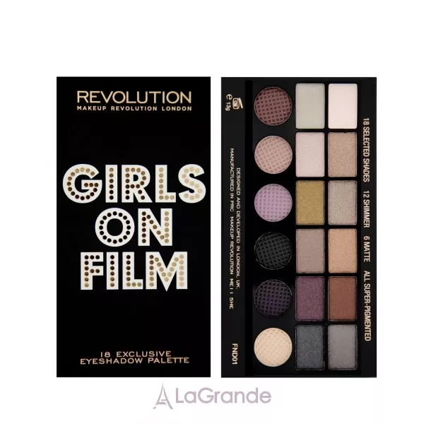 Makeup Revolution Salvation Palette  Girls on Film ������� ����� ��� ���, 18 ��������
