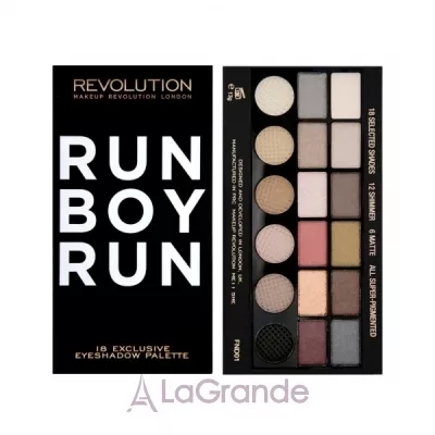 Makeup Revolution Salvation Palette  Run Boy Run    , 18 