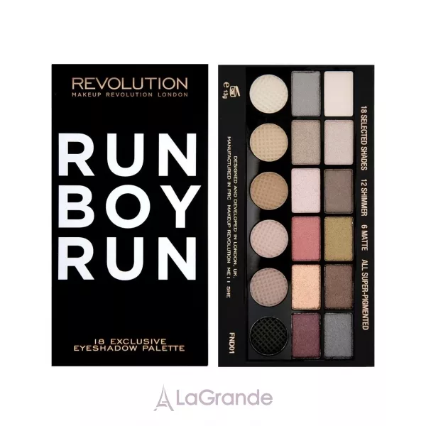 Makeup Revolution Salvation Palette  Run Boy Run ������� ����� ��� ���, 18 ��������