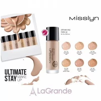 Misslyn Ultimate Stay Make Up   " 24 "