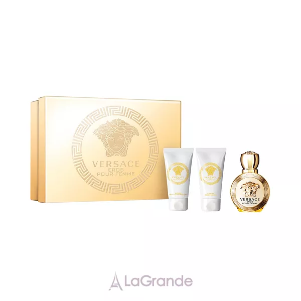 Versace Eros Pour Femme ���� (�������� ���� 50 �� + ������� ��� ��� 50 �� + ���� ��� ���� 50 ��)