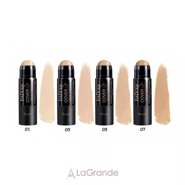 IsaDora Cover Up Stick 'n Brush Foundation & Concealer SPF 30 �������� ������ + ��������