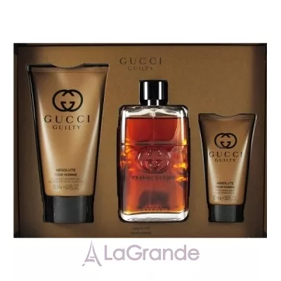 Gucci Guilty Absolute Pour Homme  (  90  +    50  +    150 )