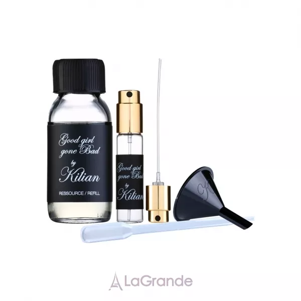 By Kilian Good Girl Gone Bad ����� (refill/50ml + funnel + dropper + vial/7.5ml + spray)