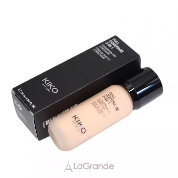 KIKO Full Coverage 2-in-1 Foundation & Concealer ��������� ������ � ��������� 2 � 1