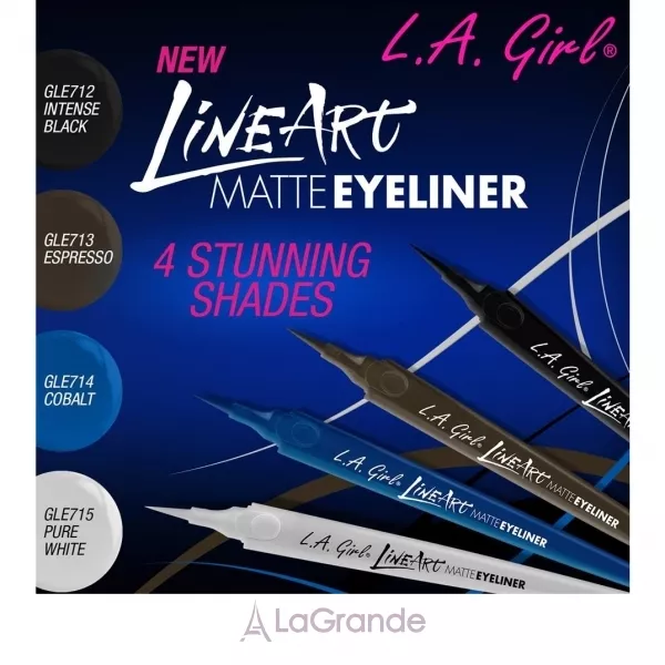 L.A. Girl Line Art Matte Eyeliner ������ ������� ��� ����
