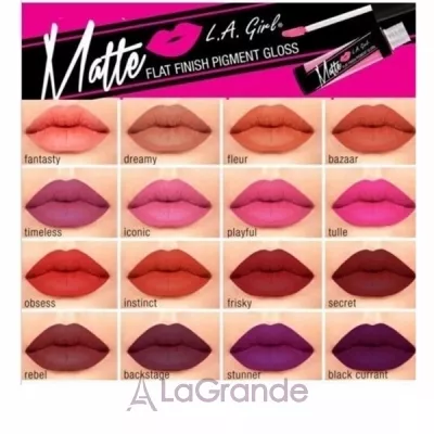 L.A. Girl Matte Pigment Lipgloss   