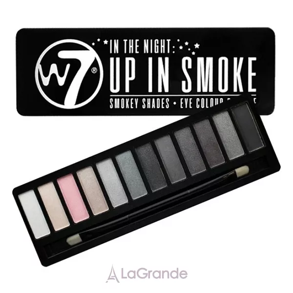 W7 In The Night: Up In Smoke Eye Colour Palette ������� �� 12 ����� ��� ���