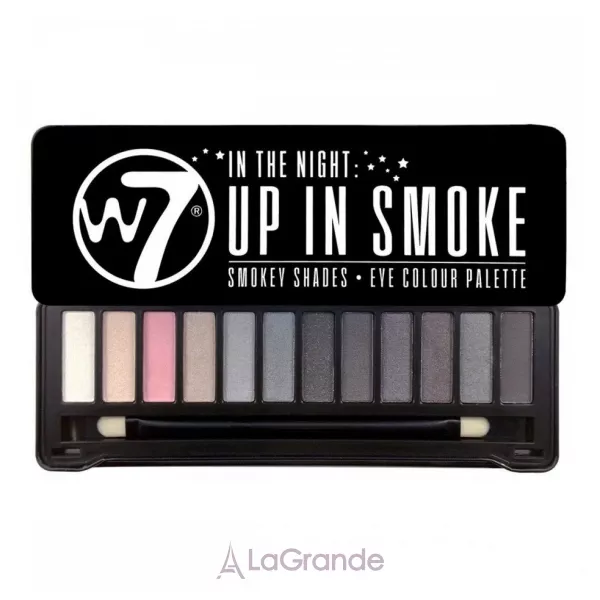 W7 In The Night: Up In Smoke Eye Colour Palette ������� �� 12 ����� ��� ���