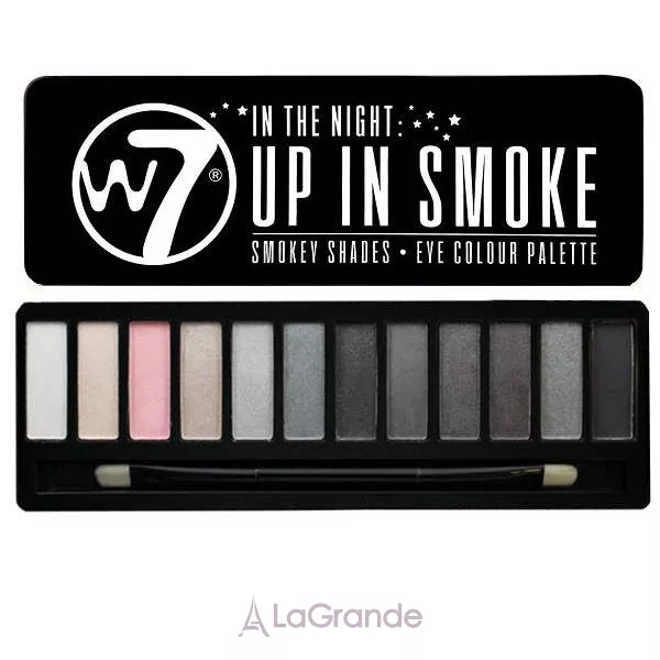 W7 In The Night: Up In Smoke Eye Colour Palette ������� �� 12 ����� ��� ���