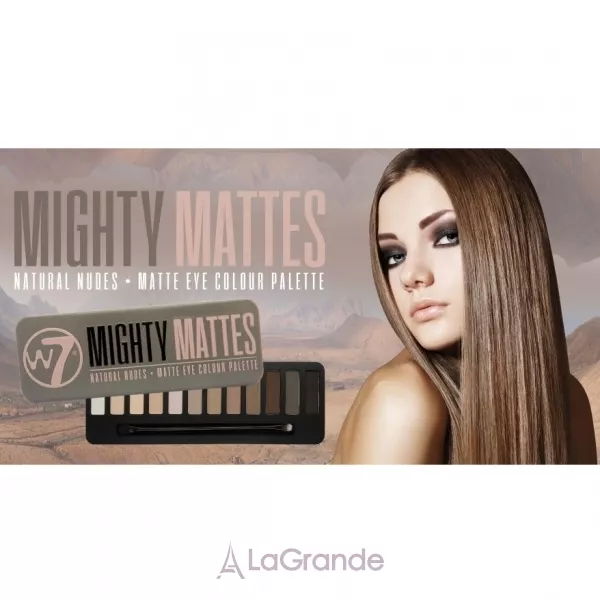 W7 Mighty Mattes Eye Colour Palette ������� �� 12 ����� ��� ���