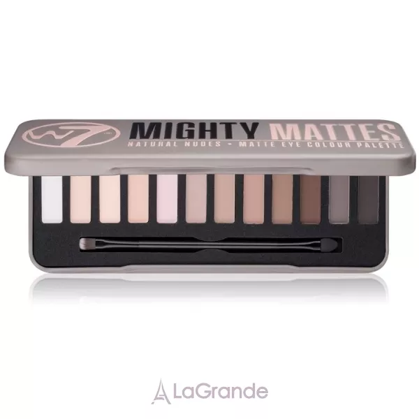 W7 Mighty Mattes Eye Colour Palette ������� �� 12 ����� ��� ���