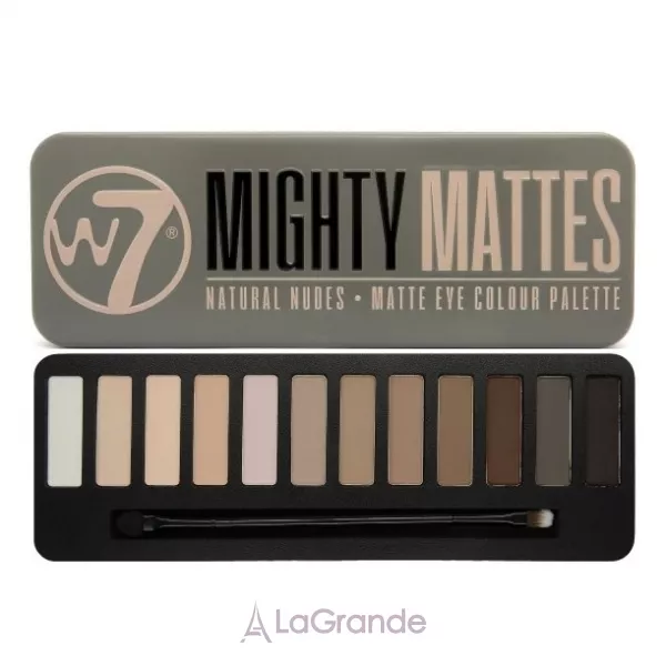 W7 Mighty Mattes Eye Colour Palette ������� �� 12 ����� ��� ���