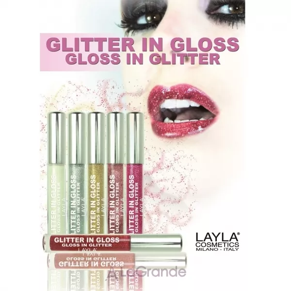 Layla Cosmetics Glitter In Gloss ����� ��� ���