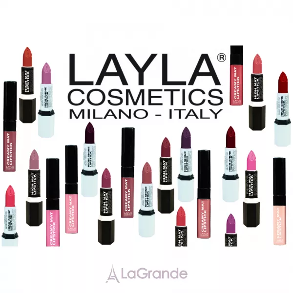 Layla Cosmetics High Mat Lipstick ������ ����� ������