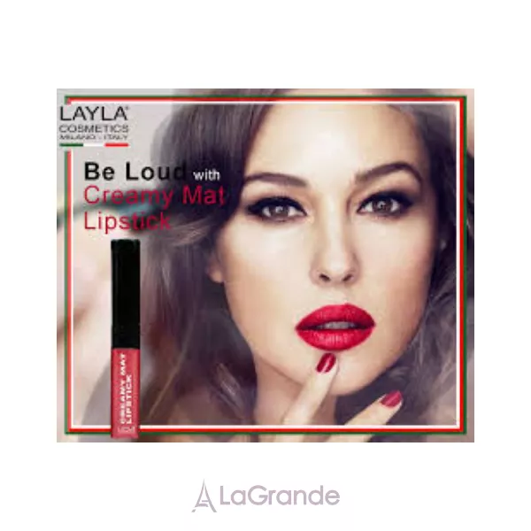Layla Cosmetics Creamy Mat Lipstick ������ ����� ������-����